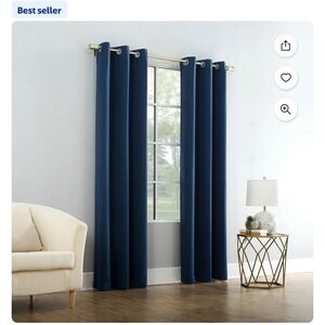 Elegant Navy Blue Curtains